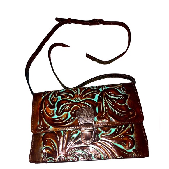 Patricia Nash Tooled Handbag - Picture 9 of 10